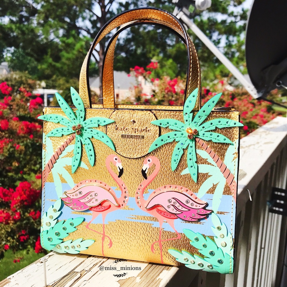 Kate Spade Flamingo Sam Bag - Picture 2 of 8